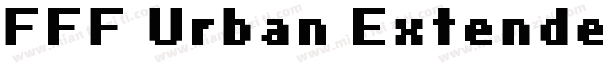 FFF Urban Extended字体转换